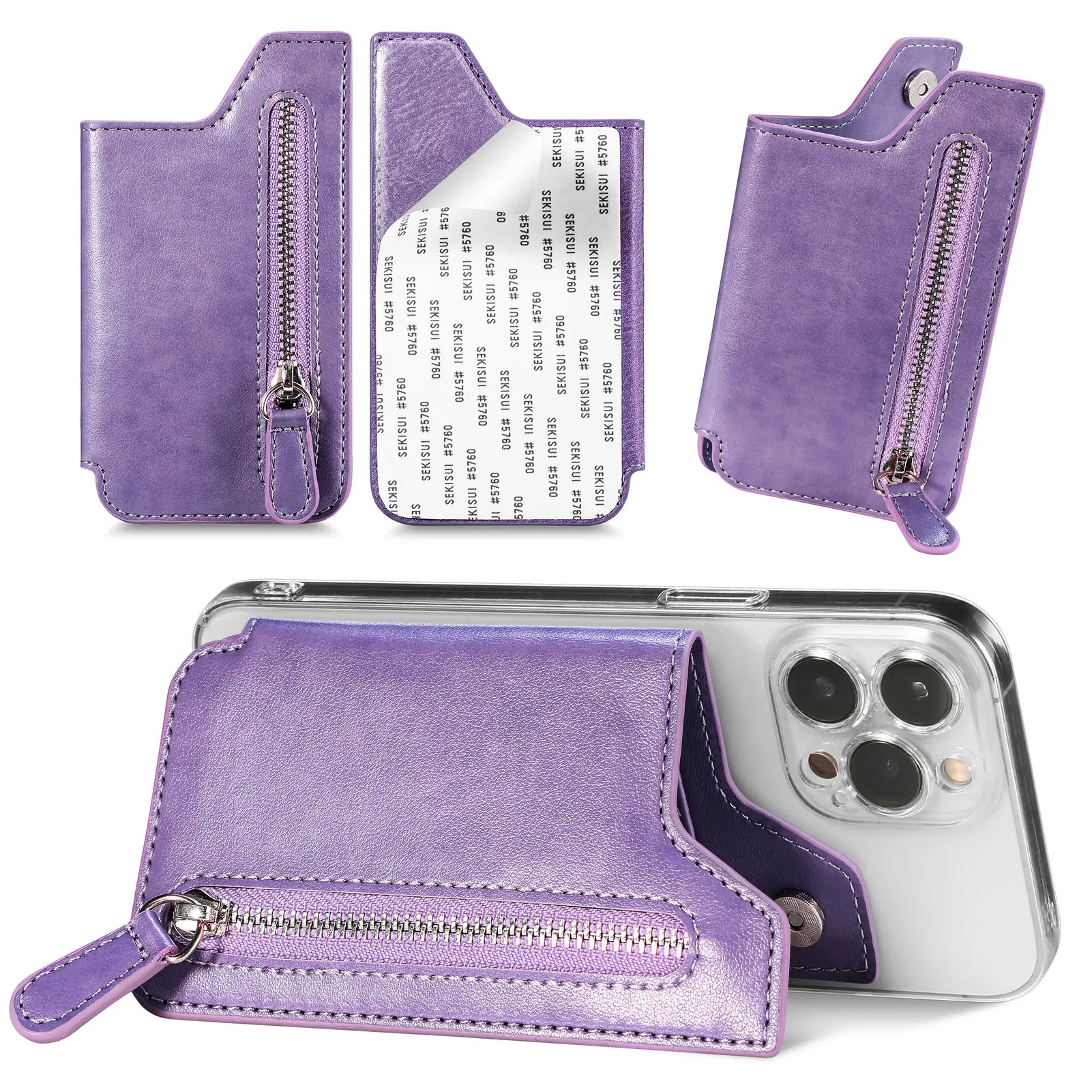 Phone Wallet Combo - Uniwersalny uchwyt na kartę do telefonu