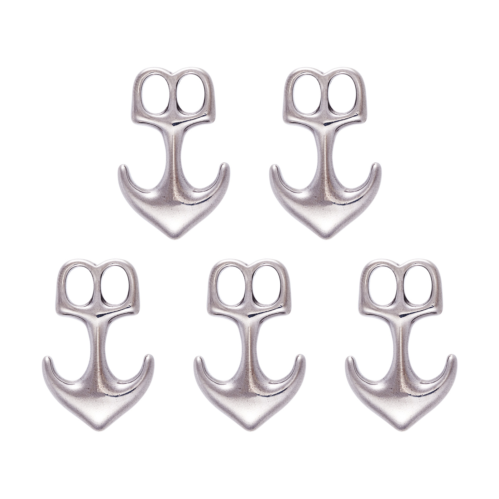 Men Accessories Hand - 5 szt. Zapięcia typu kotwica ze