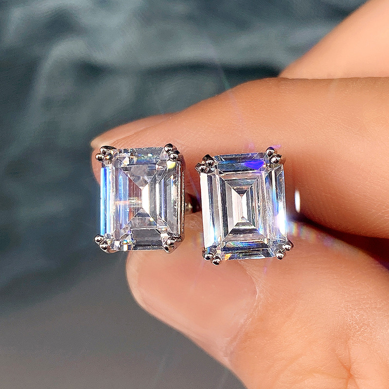 Men'S Accessories Jewelry Sale - Huitan kwadrat geometryczny kolczyki sztyfty z