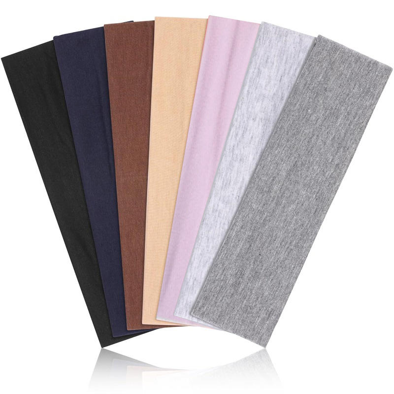 Men'S Yoga Accessories - 7 sztuk solidnych elastycznych opasek na