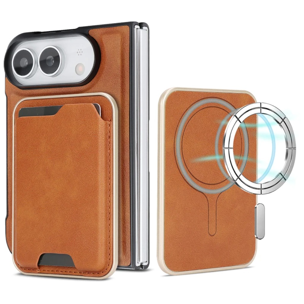 Phone Wallet Combo - Odczepiany skórzany portfel z uchwytem na