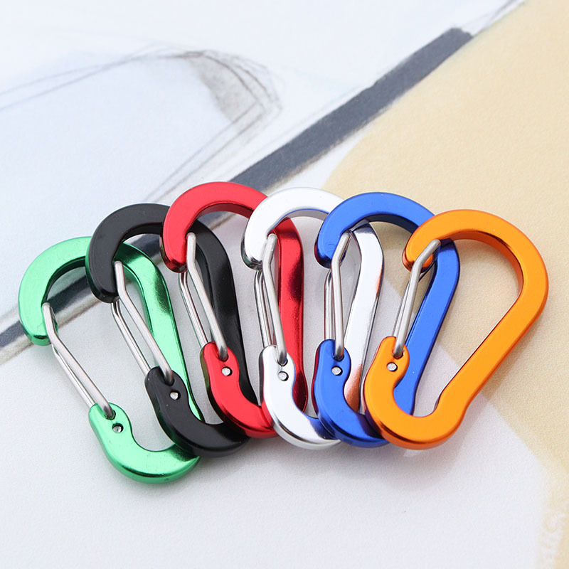Keychain Multi Tool - 6 sztuk karabinek brelok breloczek połowów