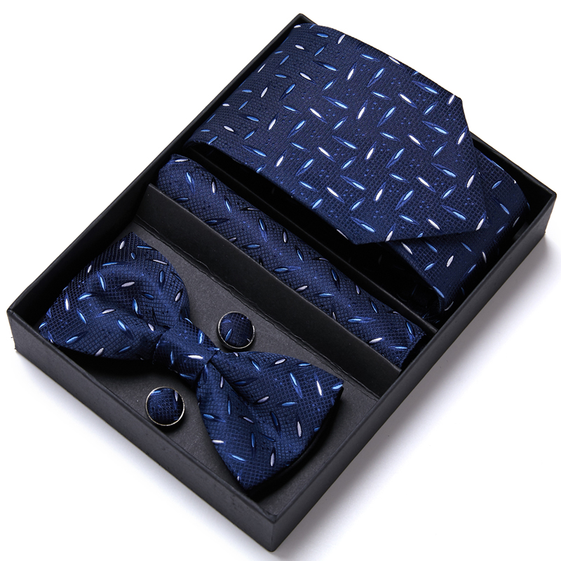 Neck Tie Set Box - Krawat dla mężczyzn formalna sukienka smoking