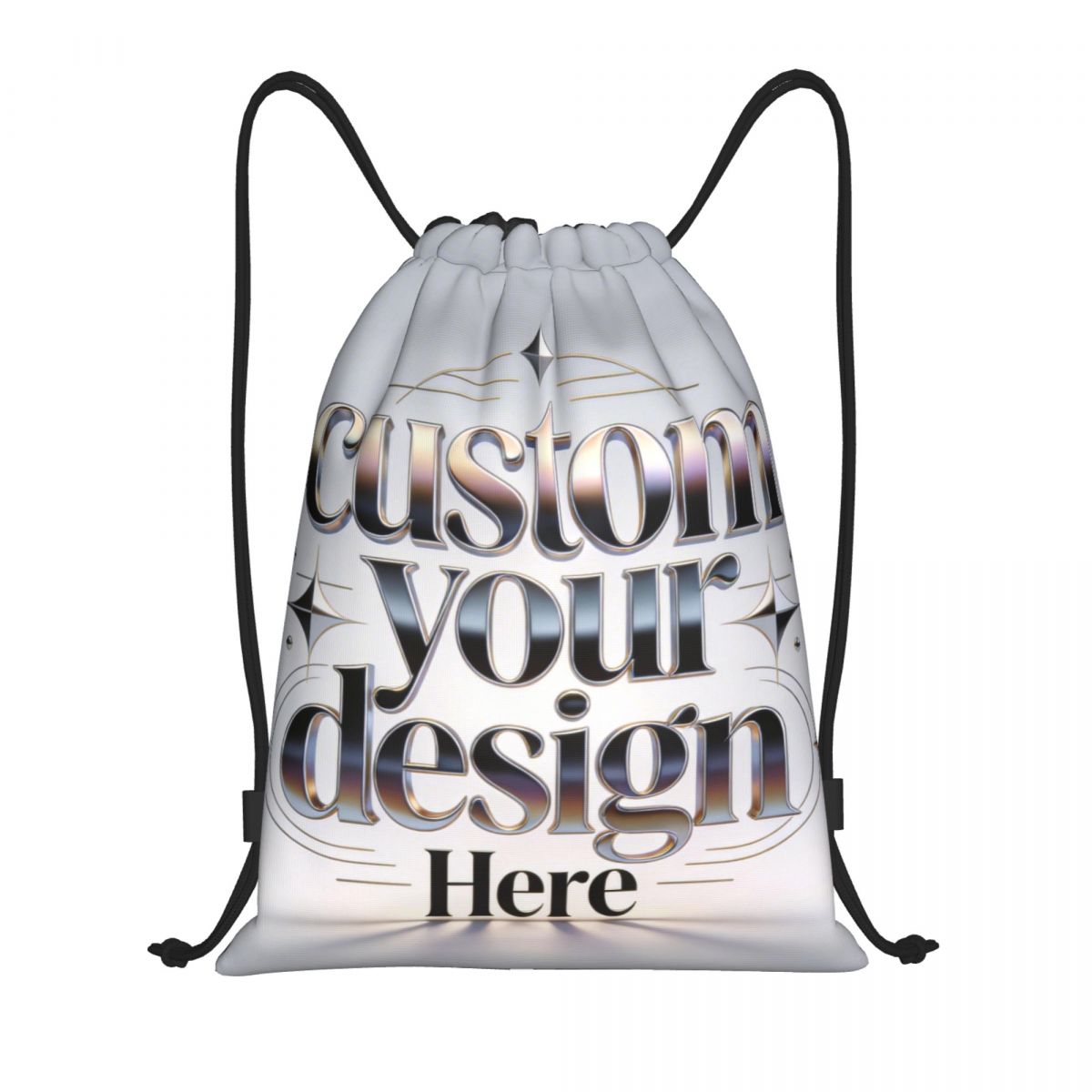 Men Accessories Photos - Personalizowane plecaki ze sznurkiem z własnym
