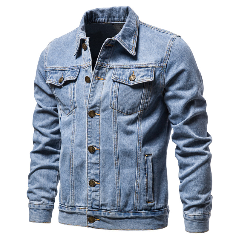 Men'S Accessories For Jeans - Męskie kurtki jeansowe na jesień 2025,