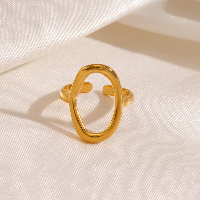 Men'S Accessories Jewelry Sale - ANENJERY stal nierdzewna 316L Hollow owalny