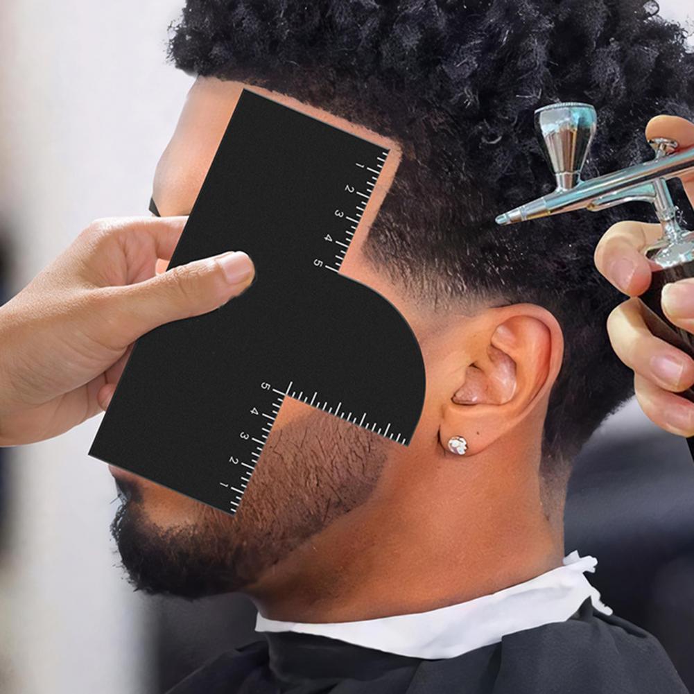 Men Accessories Guide - 1/2 szt. Szablon do stylizacji włosów