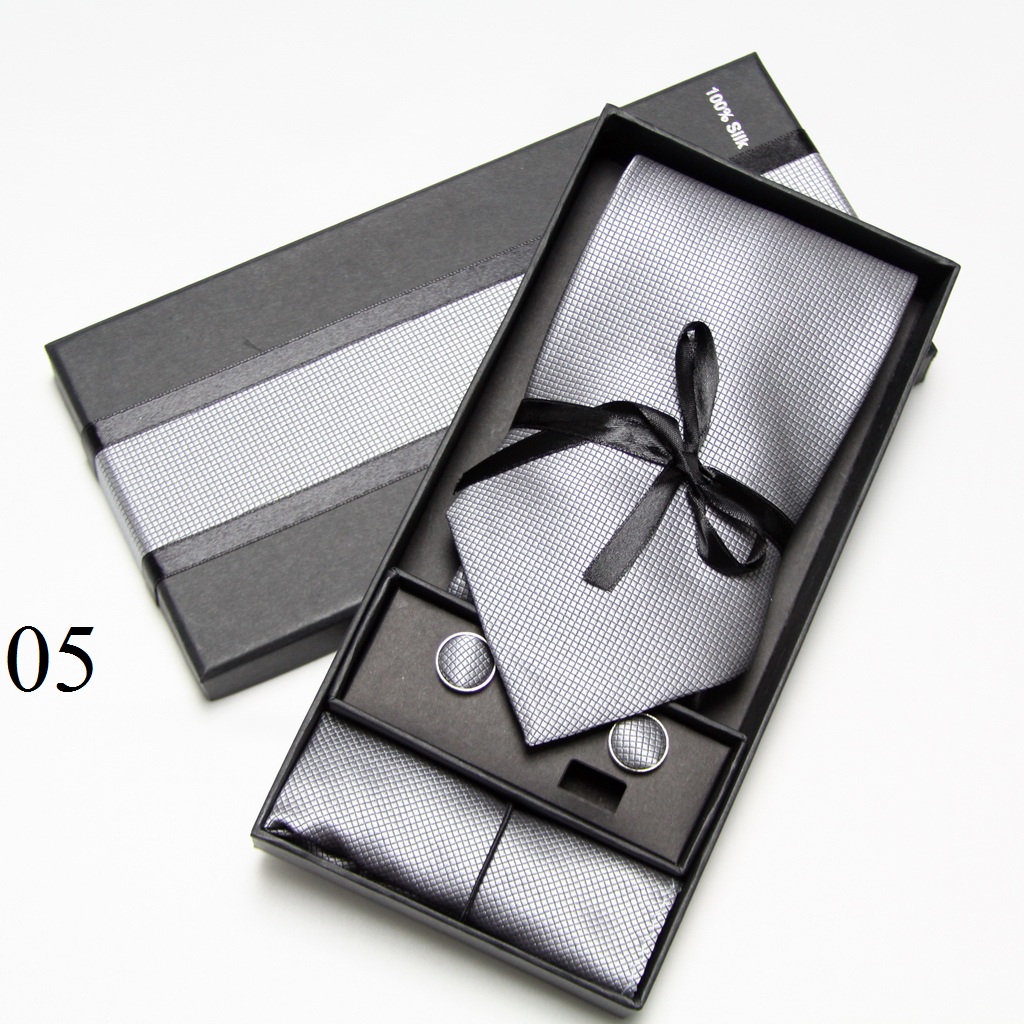 Zestaw krawatów, spinki do man – Neck Tie Set Box recenzja i cena