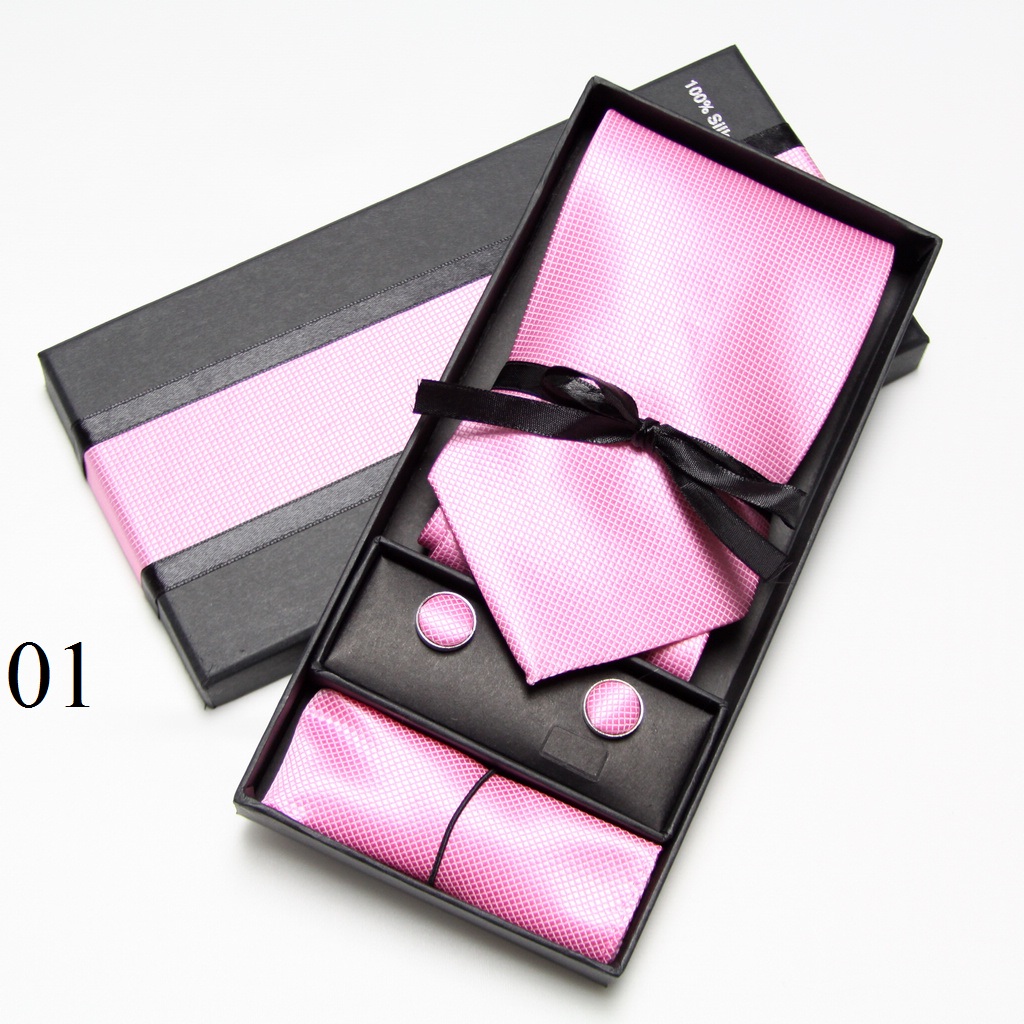Zestaw krawatów, spinki do man – Neck Tie Set Box recenzja i cena