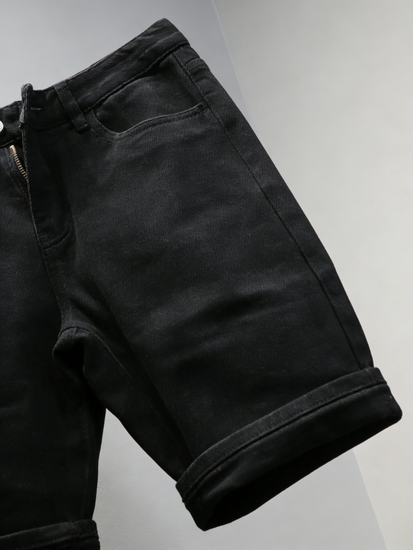 Czarne, obcisłe dżinsowe szort – Men'S Accessories For Jeans recenzja i cena