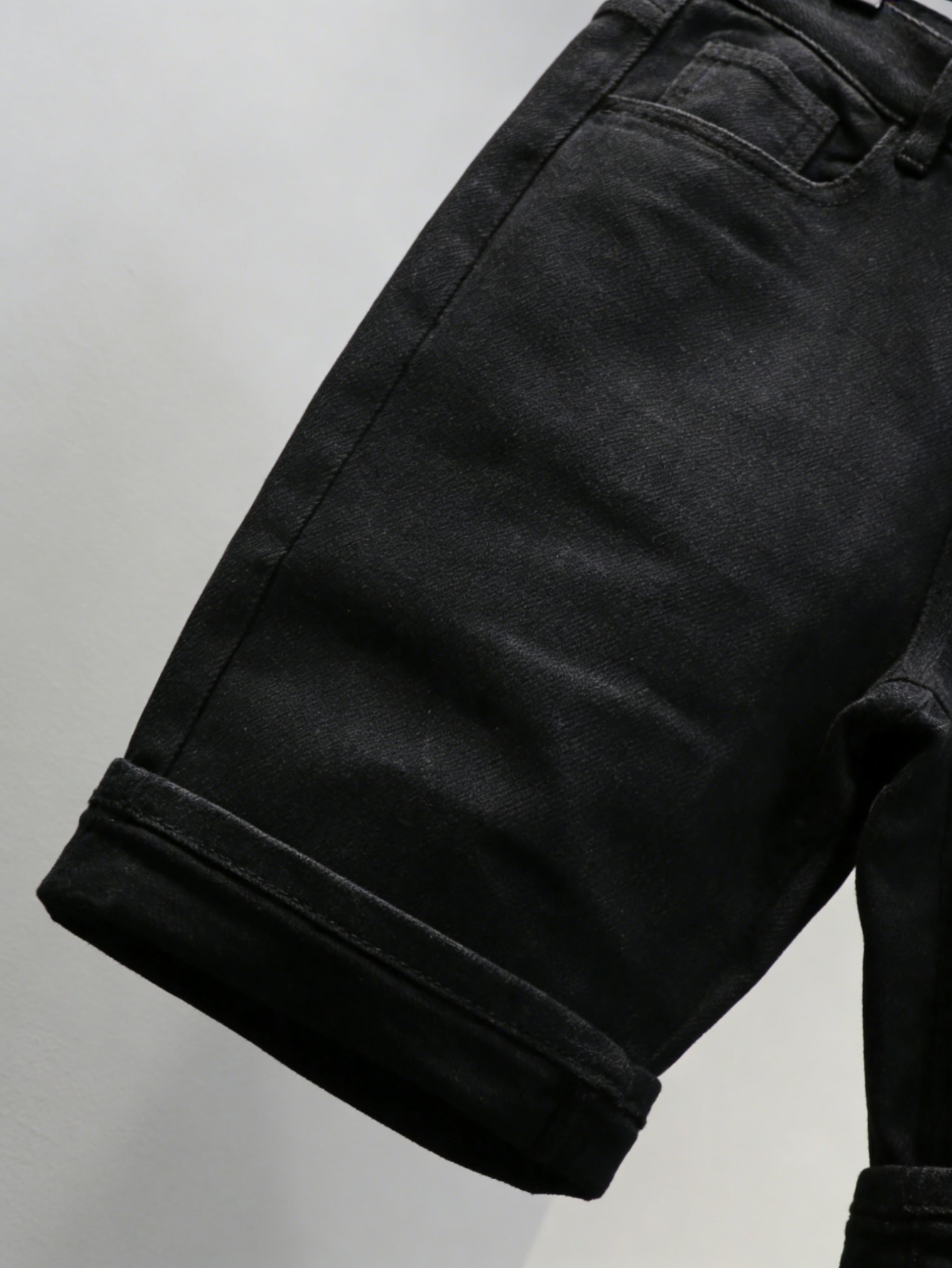 Czarne, obcisłe dżinsowe szort – Men'S Accessories For Jeans recenzja i cena