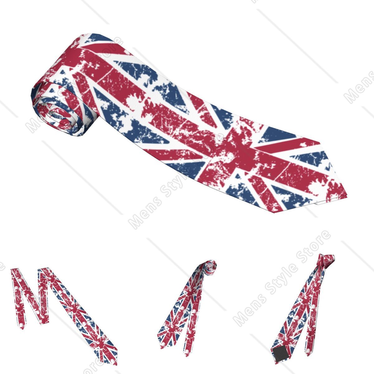 Krawaty z flagą Union Jack dla – Men'S Accessories Uk recenzja i cena