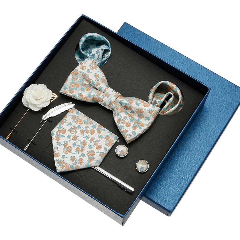 Luksusowe krawat jedwabny chus – Neck Tie Set Box recenzja i cena