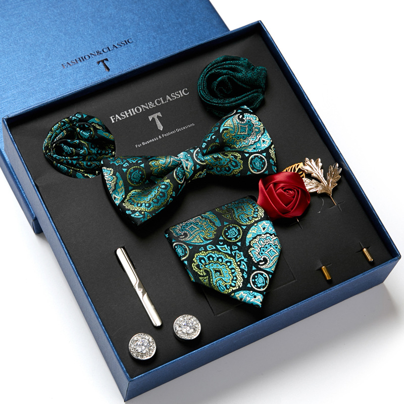 Zielony mężczyzna krawat pudeł – Neck Tie Set Box recenzja i cena