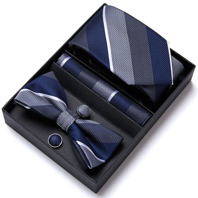 Krawat dla mężczyzn formalna s – Neck Tie Set Box recenzja i cena