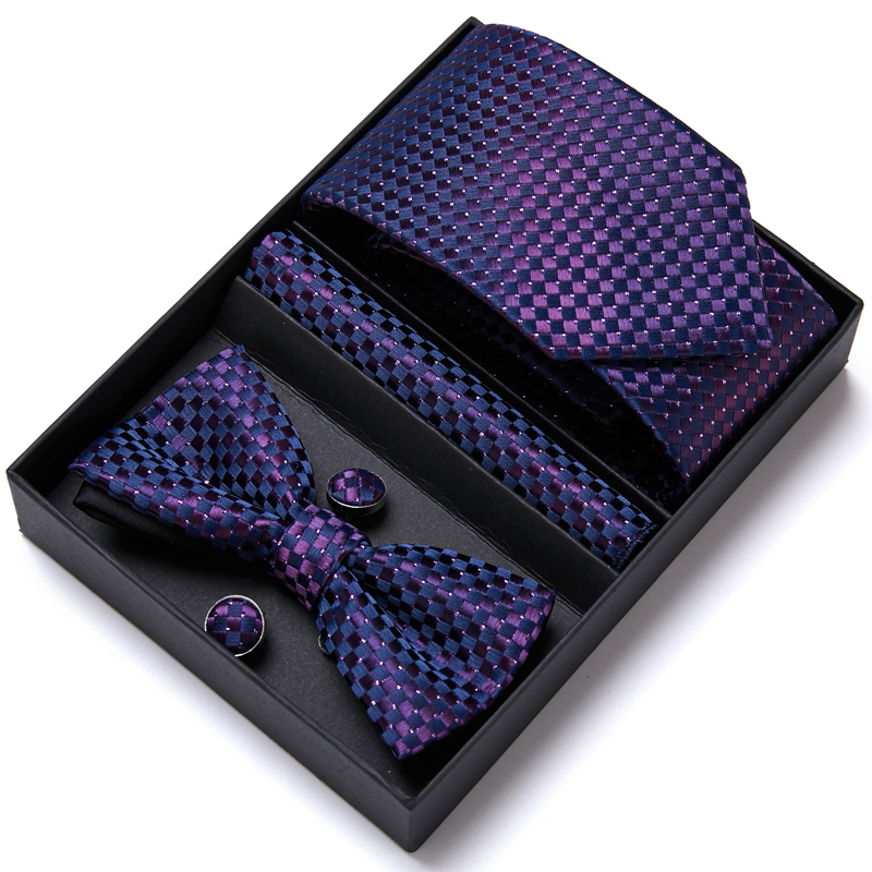 Krawat dla mężczyzn formalna s – Neck Tie Set Box recenzja i cena