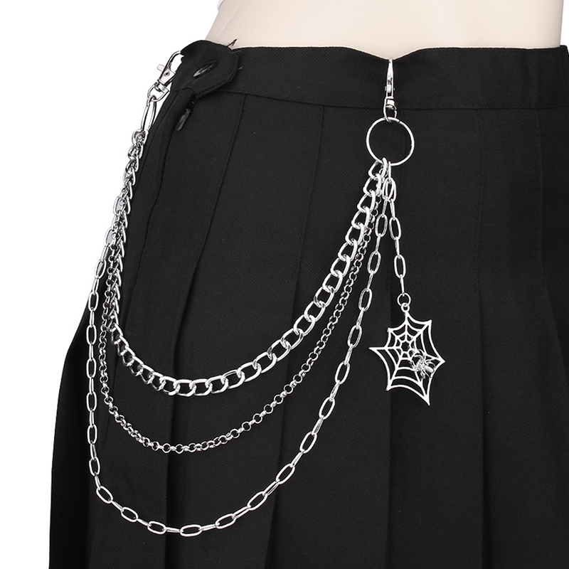 Moda Punk metalowy łańcuszek d – Men'S Accessories For Jeans recenzja i cena