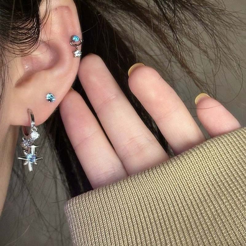 Nowe kolczyki w stylu Y2K z ni – Men'S Accessories Jewelry Sale recenzja i cena
