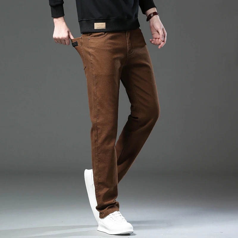Moda Luźne Proste Biznesowe Ca – Men'S Accessories For Jeans recenzja i cena