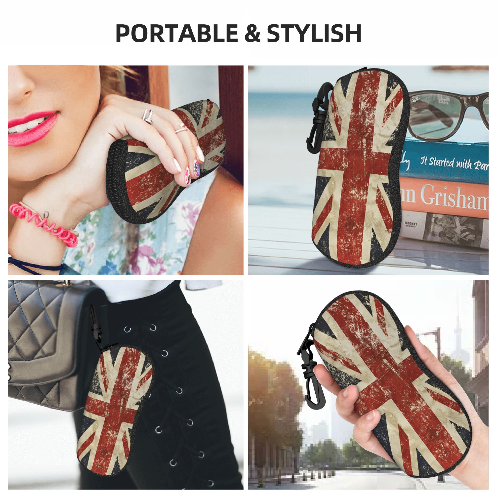 Etui na okulary z motywem flag – Men'S Accessories Uk recenzja i cena