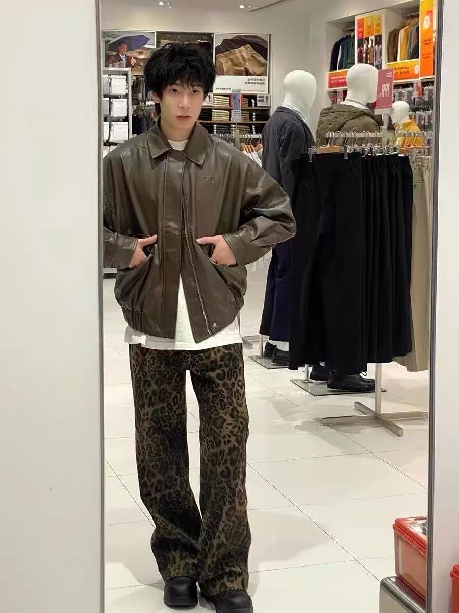 Koreańskie spodnie Harajuku re – Men'S Accessories For Jeans recenzja i cena