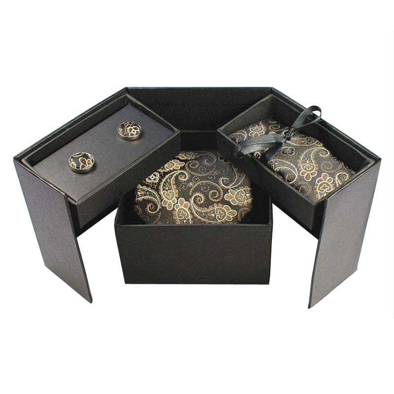 GUSLESON Zestaw krawatów Hanky – Neck Tie Set Box recenzja i cena