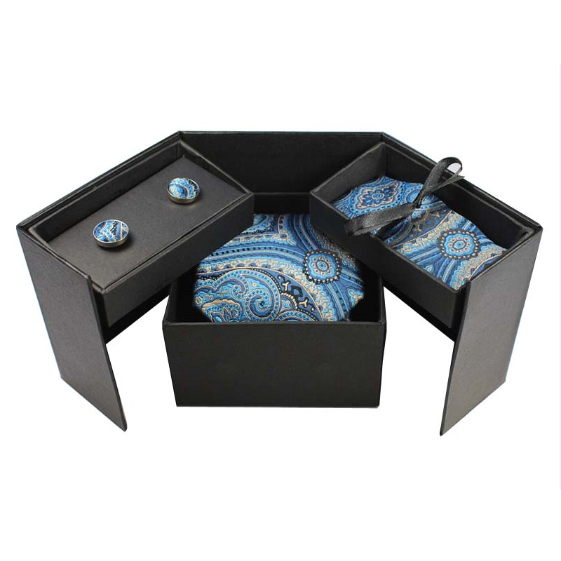GUSLESON Zestaw krawatów Hanky – Neck Tie Set Box recenzja i cena