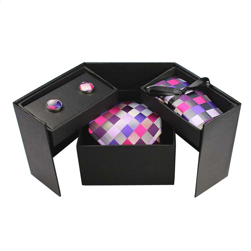 GUSLESON Zestaw krawatów Hanky – Neck Tie Set Box recenzja i cena