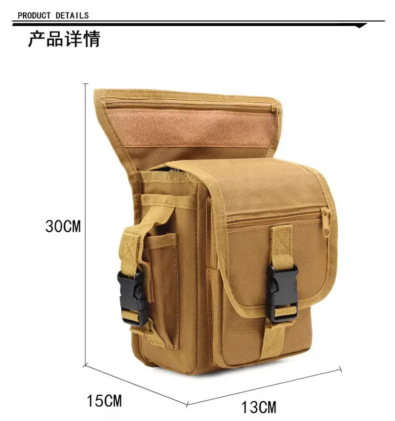Taktyczna torba na nogę na lew – Men Accessories Kit Bag recenzja i cena
